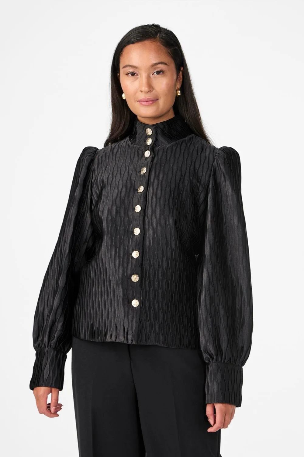 Yasripple Ls Shirt Black - Image 6