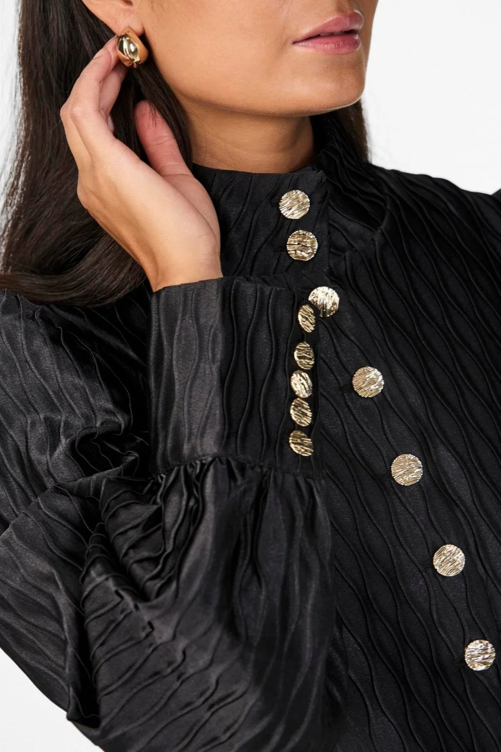 Yasripple Ls Shirt Black - Image 7