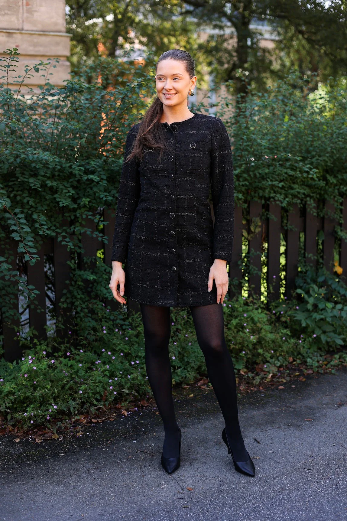 Yasjulia Ls Dress Black - Image 5