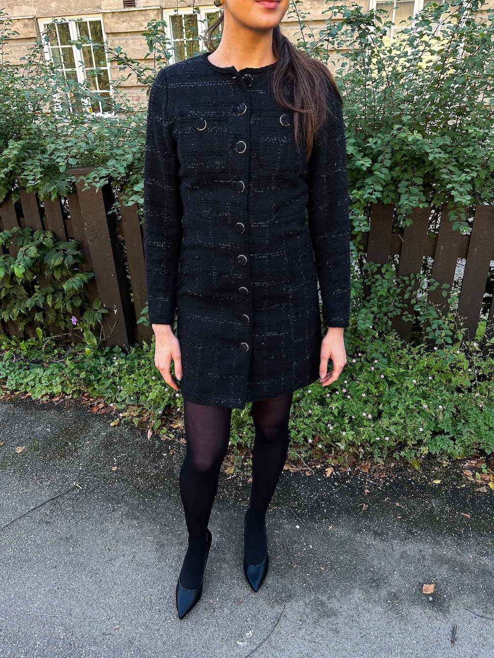 Yasjulia Ls Dress Black - Image 6