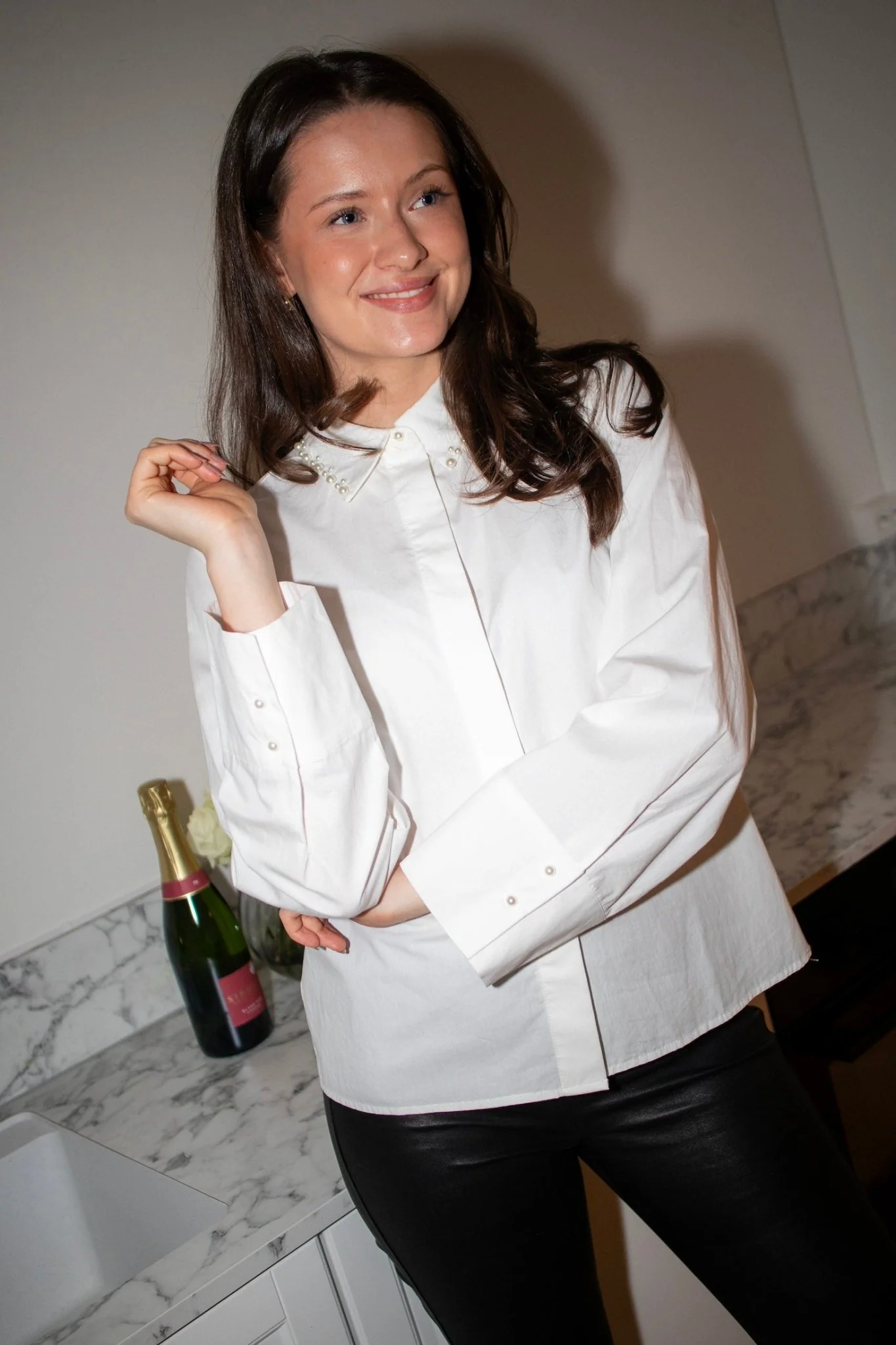 Yaskimmea Ls Shirt Star White
