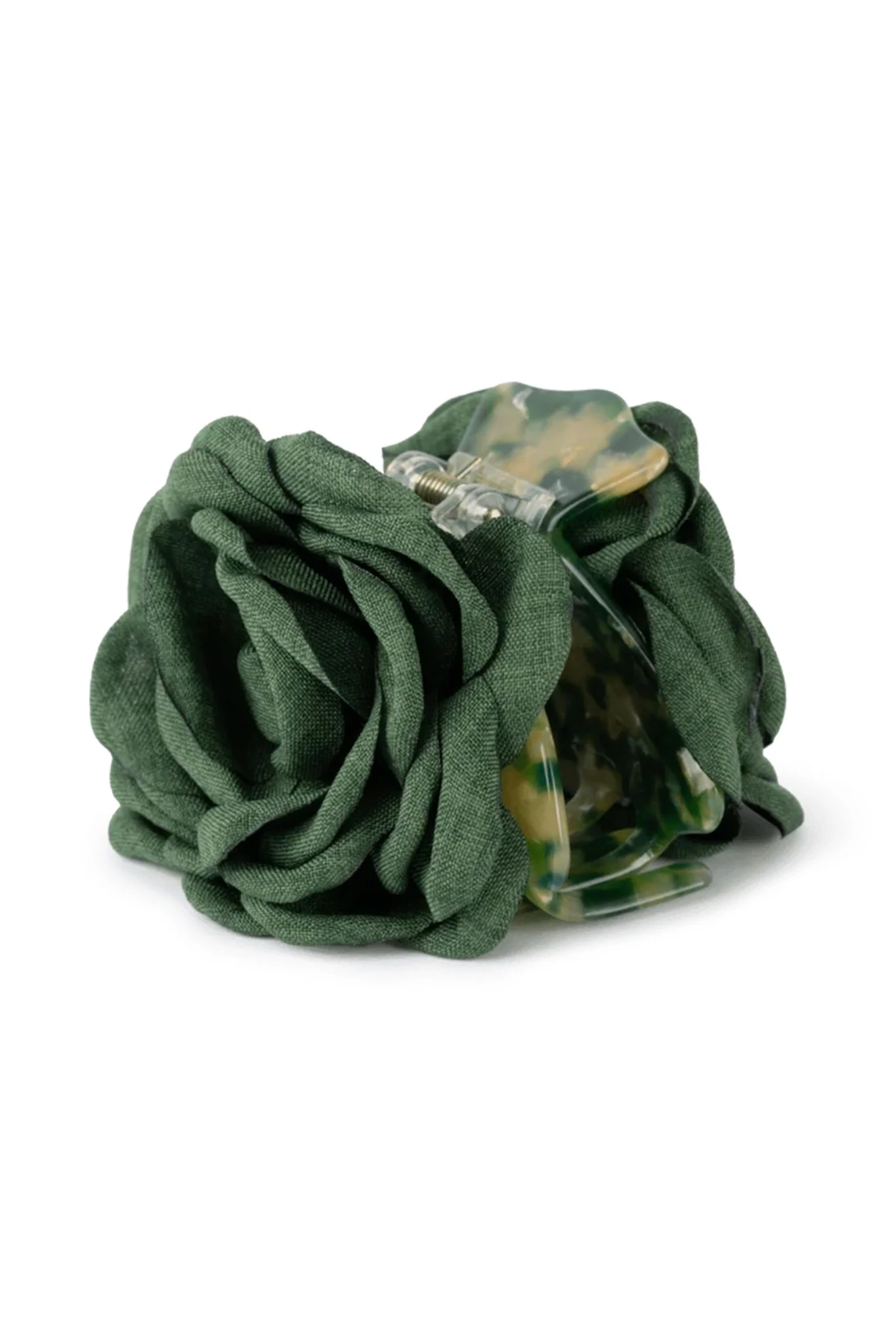 Smooth Rosa Hair Claw Dusty Green