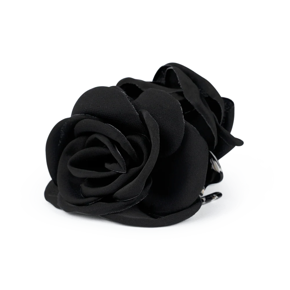 Smooth Rosa Hair Claw Obsidian Black - Image 2