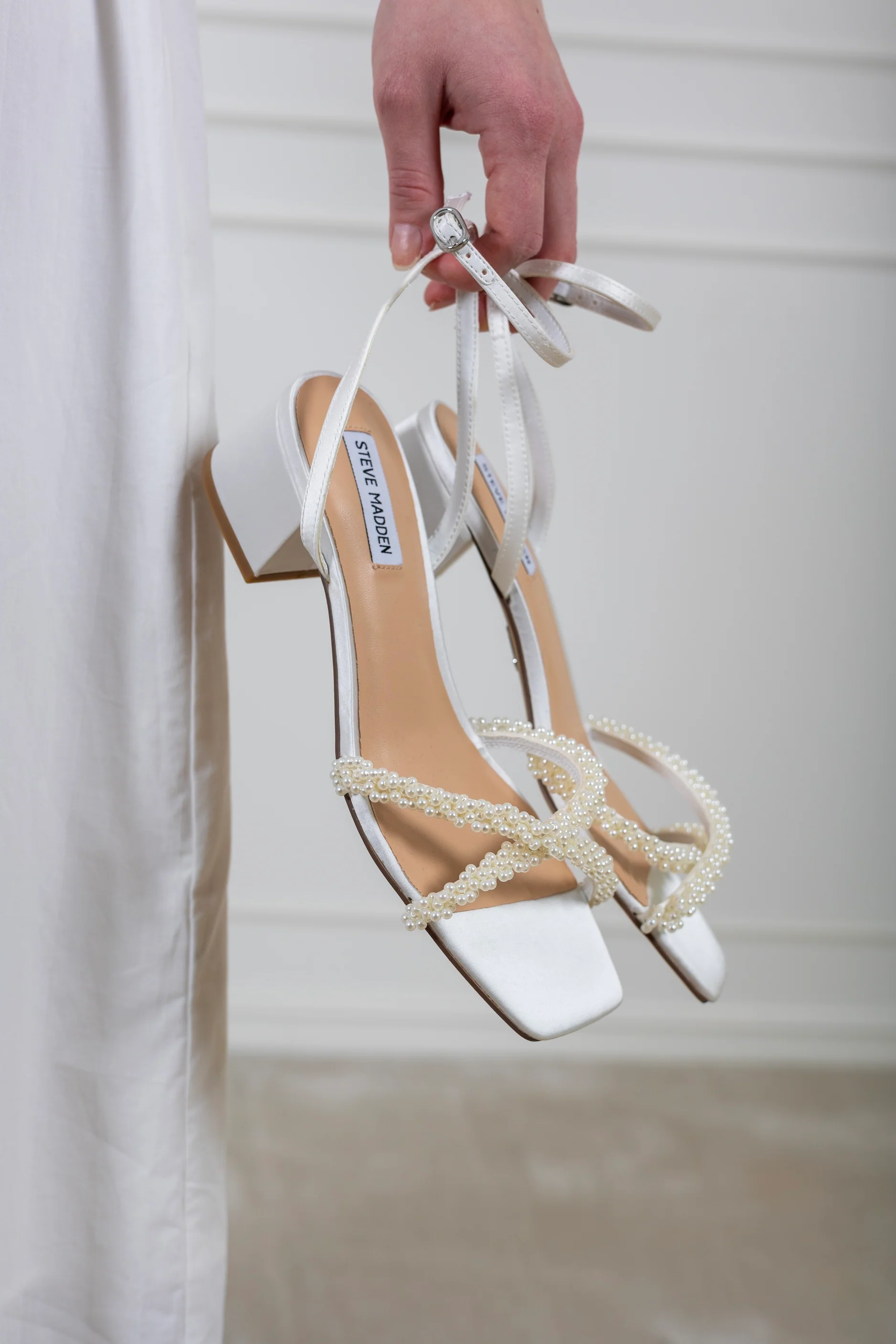 Gabby-P Sandal Ivory Satin - Image 2