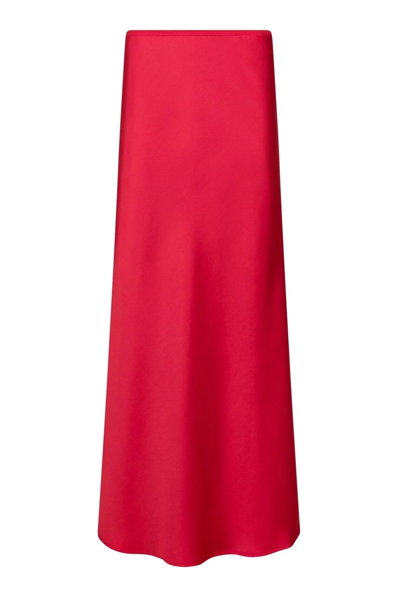Vicky Heavy Sateen Skirt Red - Image 2