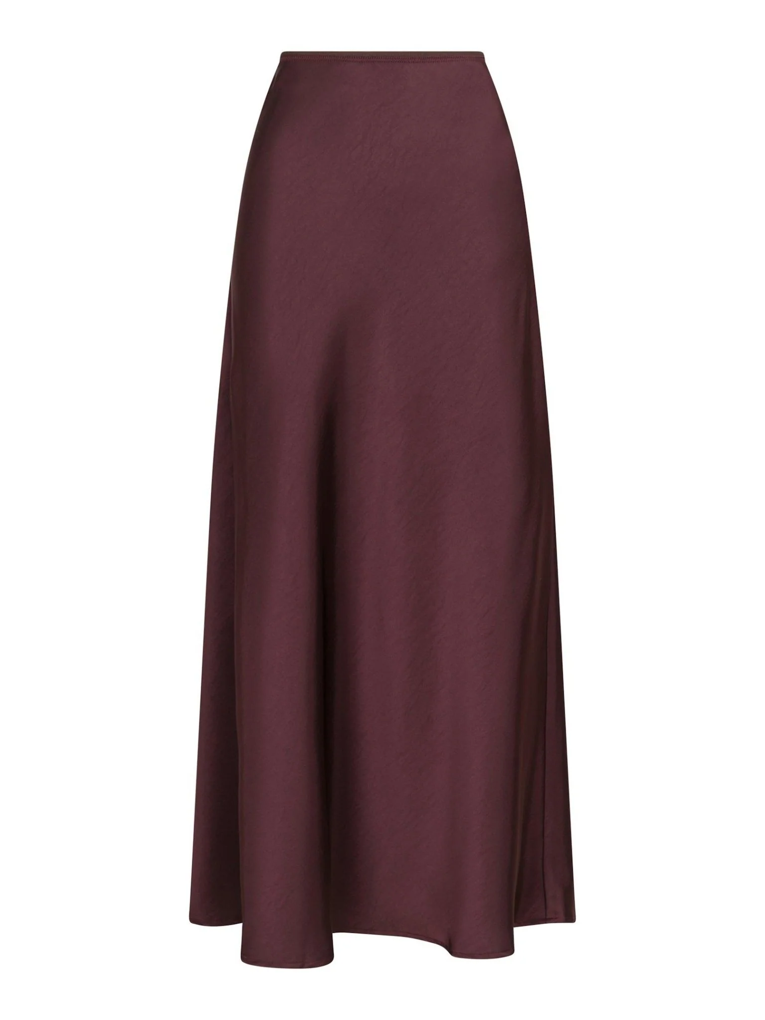 Vicky Heavy Sateen Skirt Burgundy - Image 12