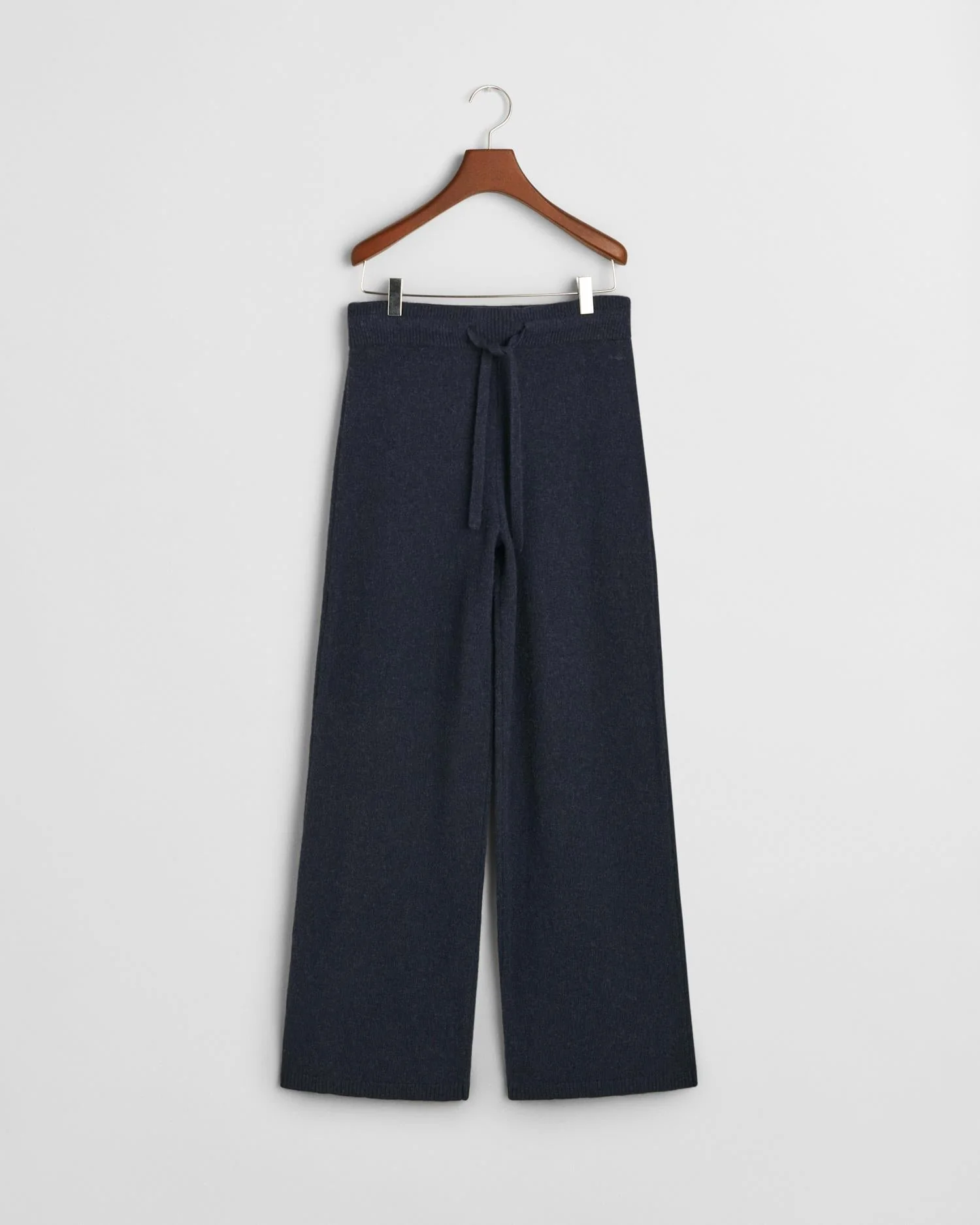 Knitted Wool Pants Evening Blue