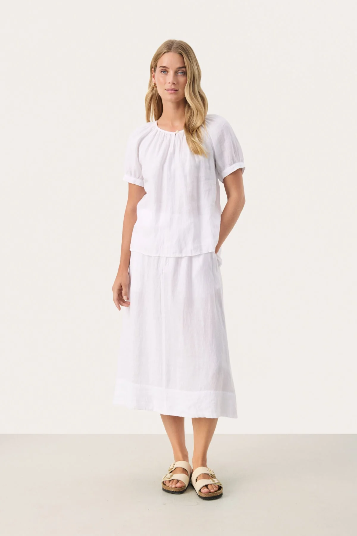 Rehanapw Skirt Bright White - Image 3