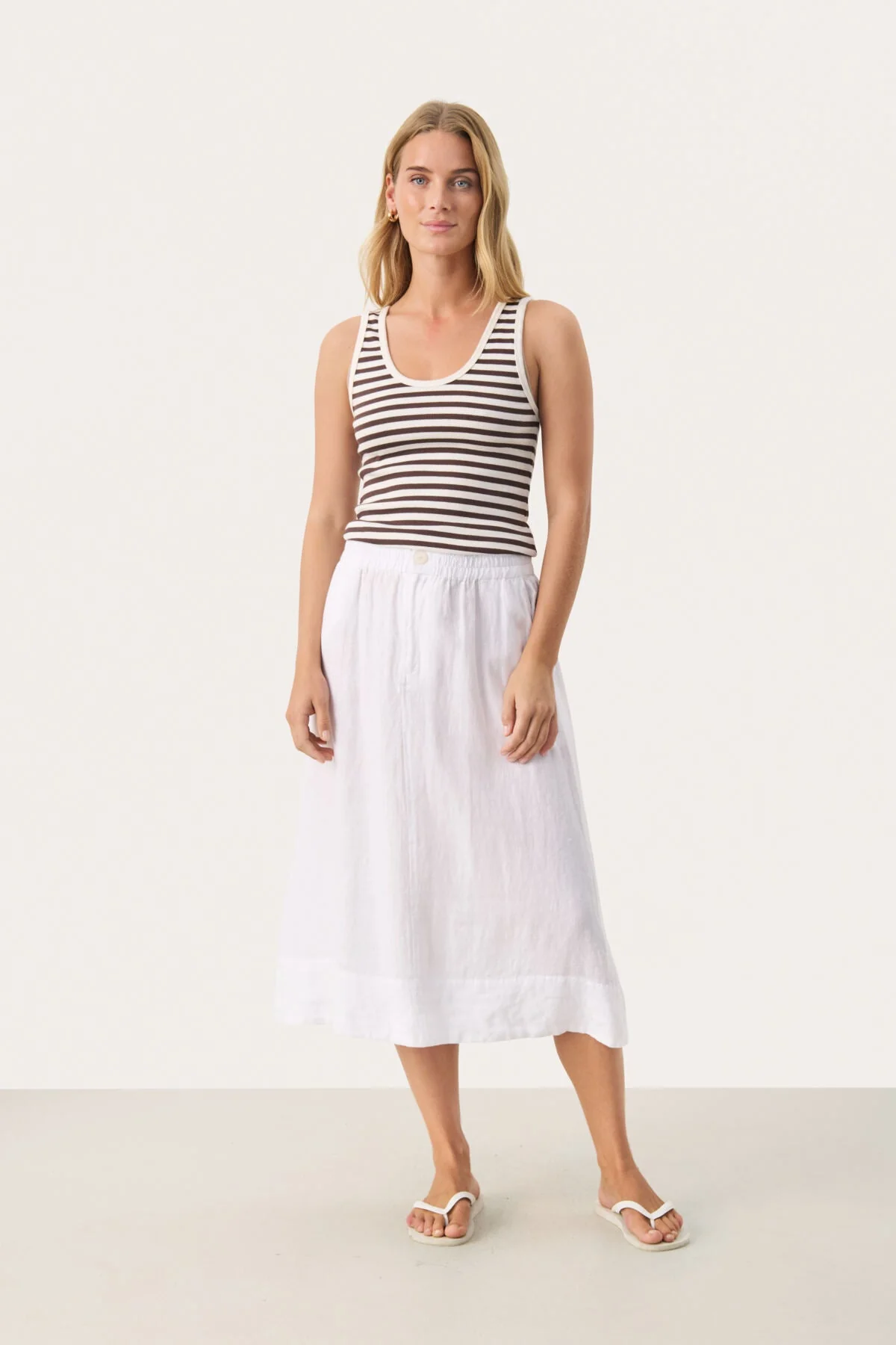 Rehanapw Skirt Bright White - Image 6