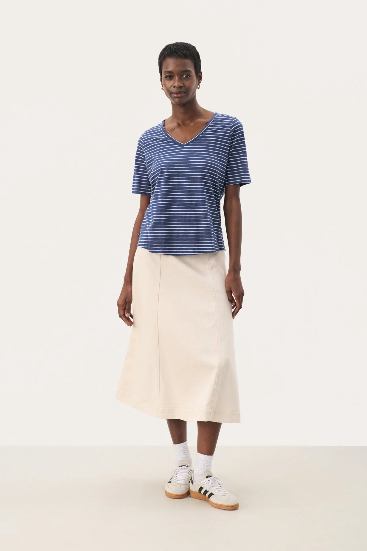 Curliapw T-Shirt Oceana Eggnog Stripe - Image 2
