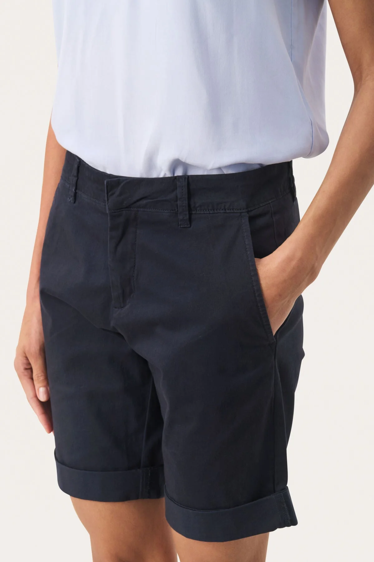 Hanijanpw Shorts Dark Navy - Image 4