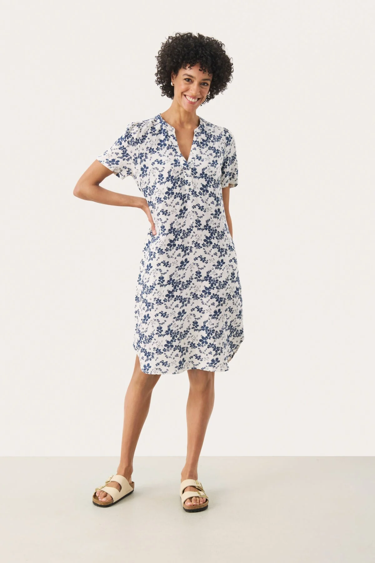 Aminasepw Dress Oceana Contrast Flower Print - Image 6
