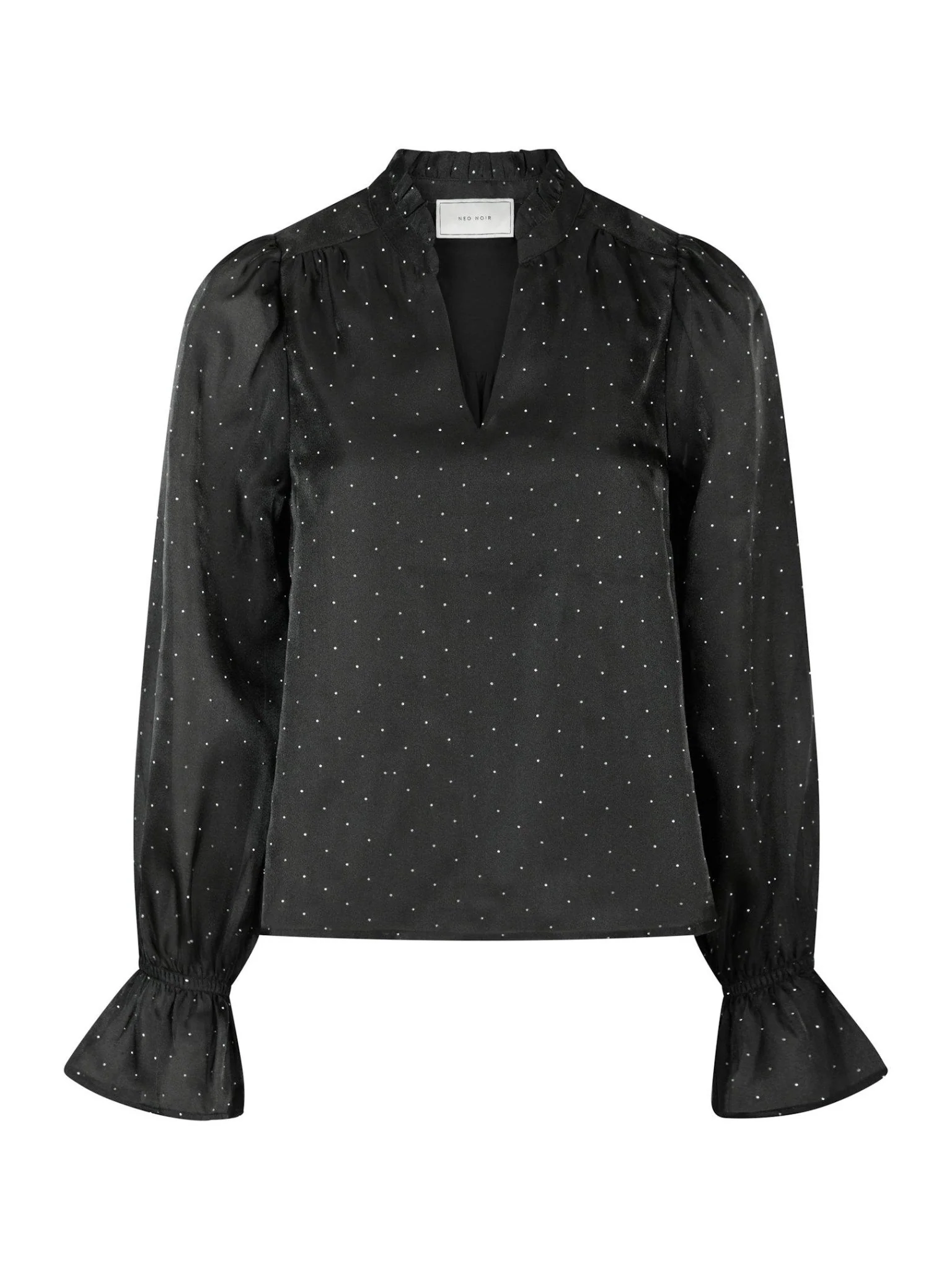 Amara Bedazzled Blouse Black