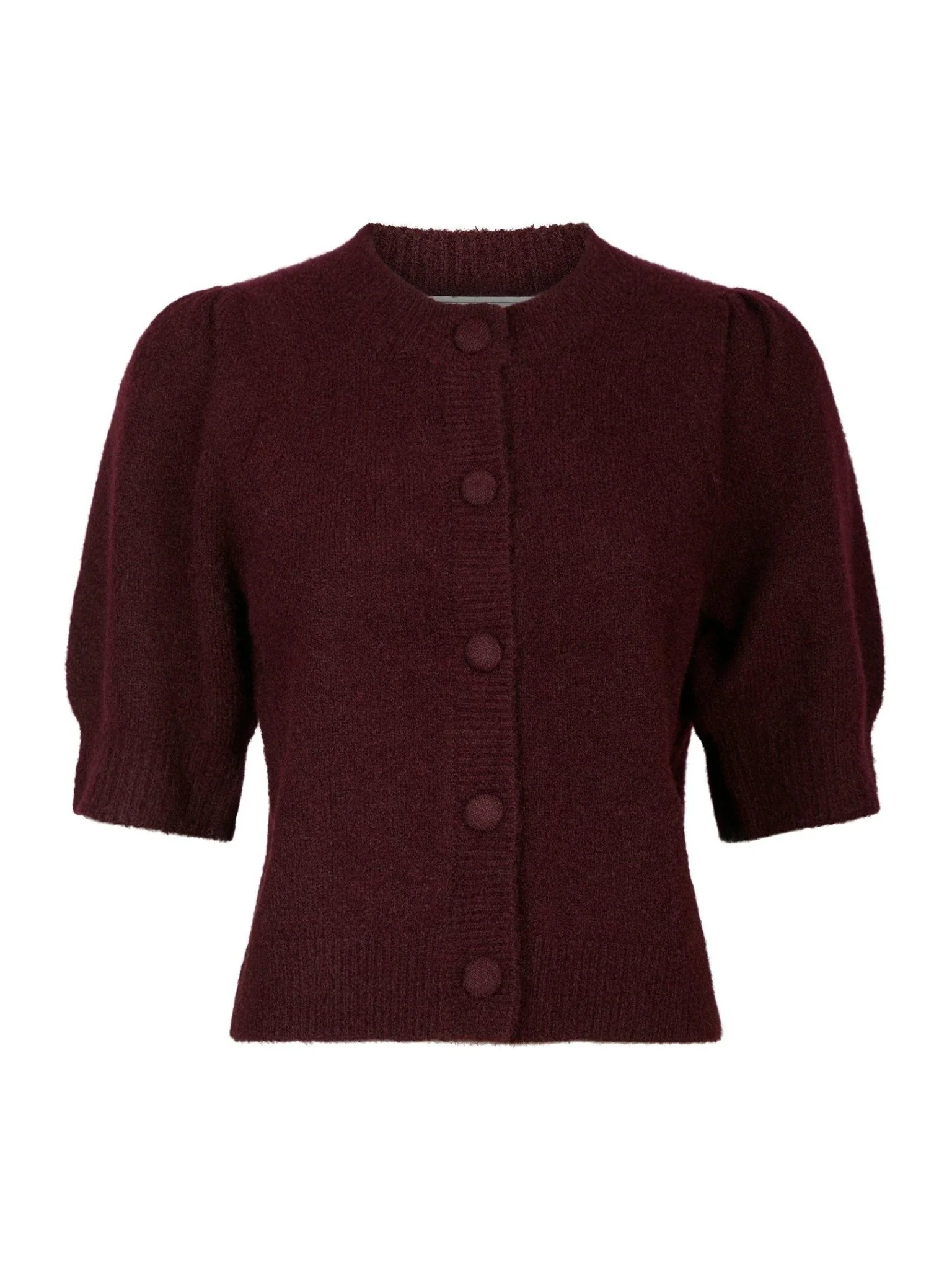 Trudy Knit Cardigan Wine - Image 2