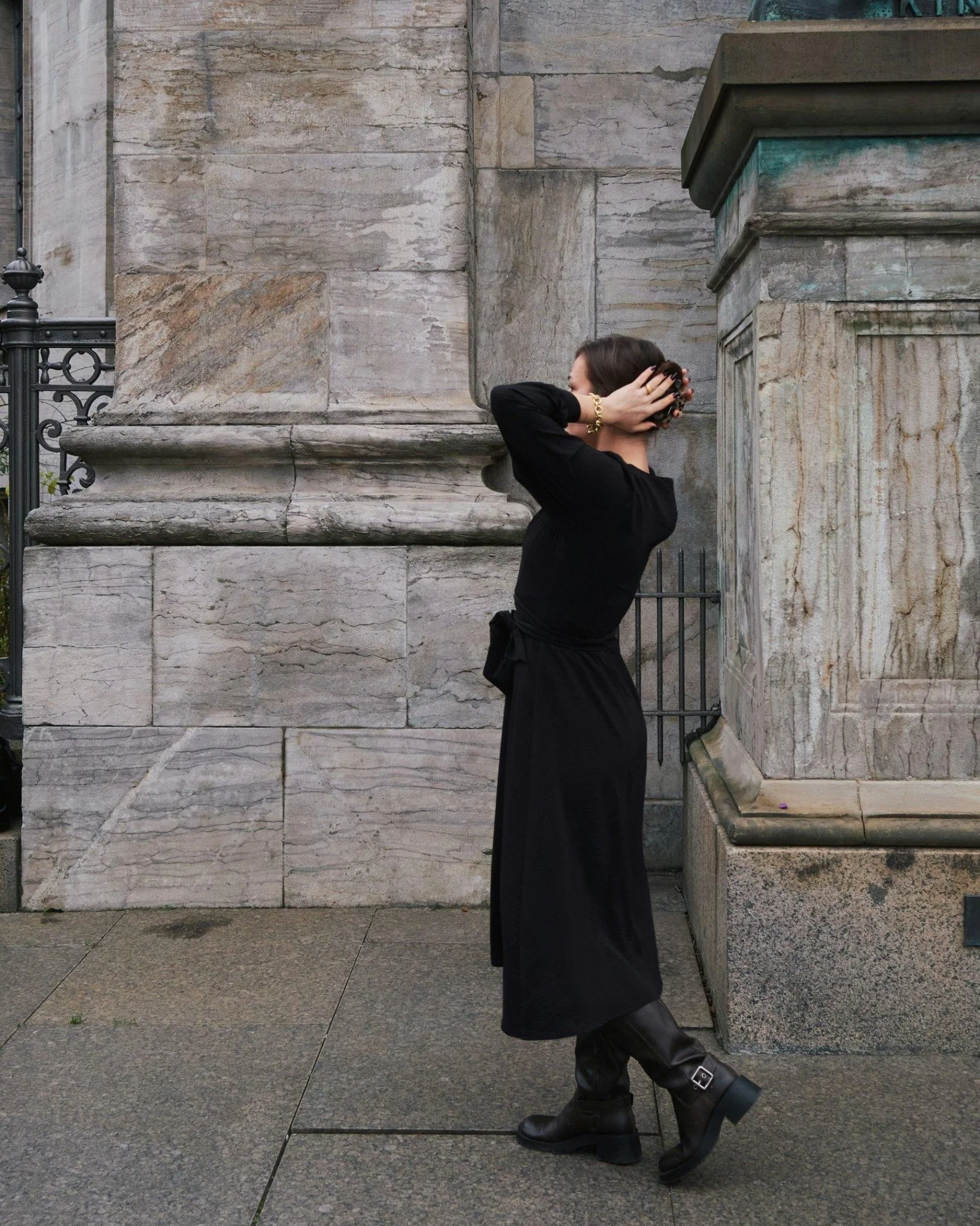 Rimini Structure Dress Black - Image 3