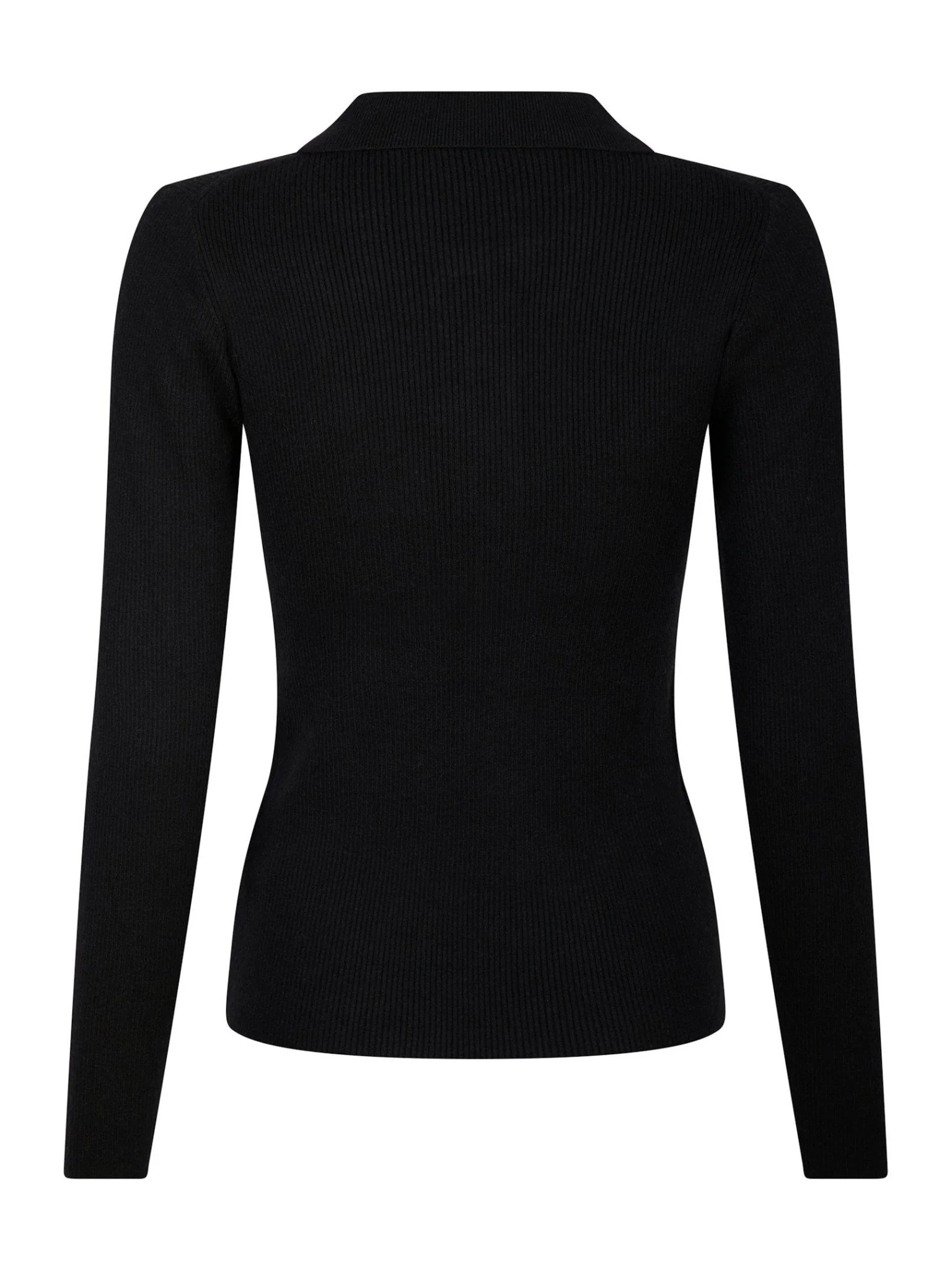 Panama Knit Blouse Black - Image 8