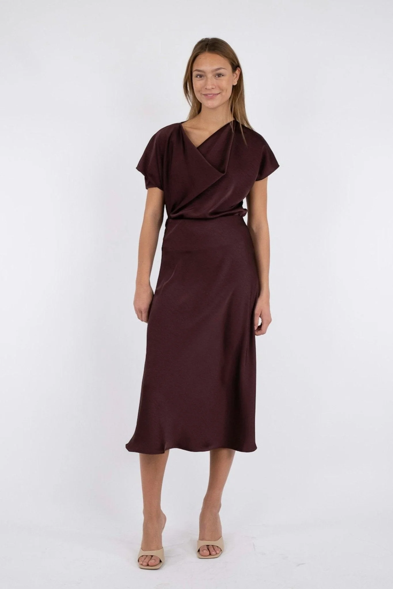 Bovary Skirt Burgundy - Image 6