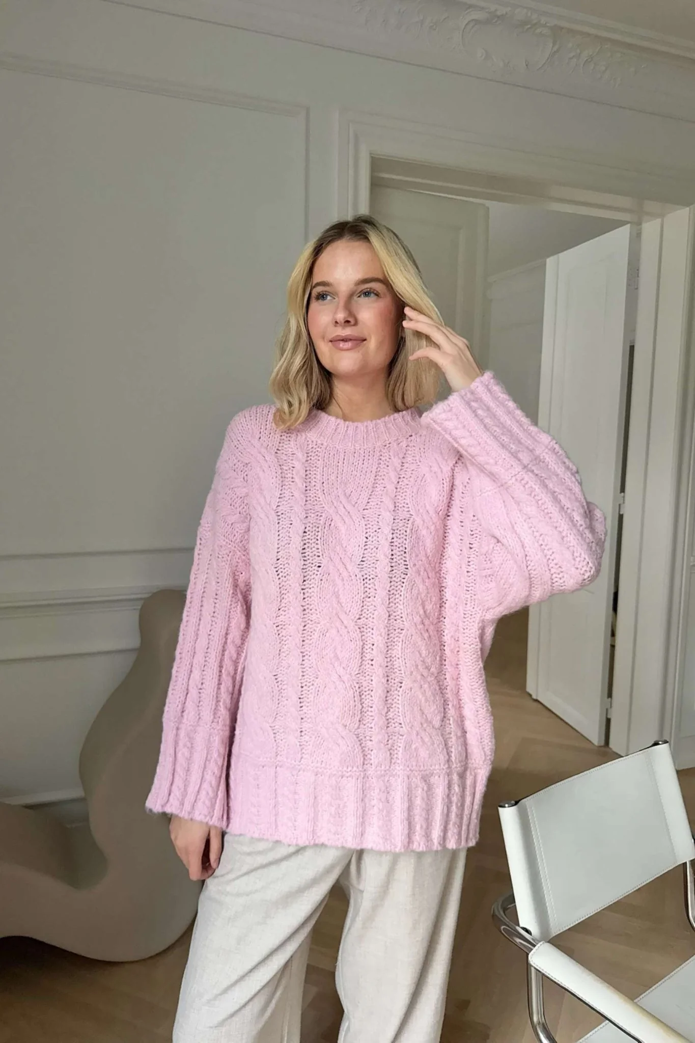 Kiki Sweater Light Pink - Image 4