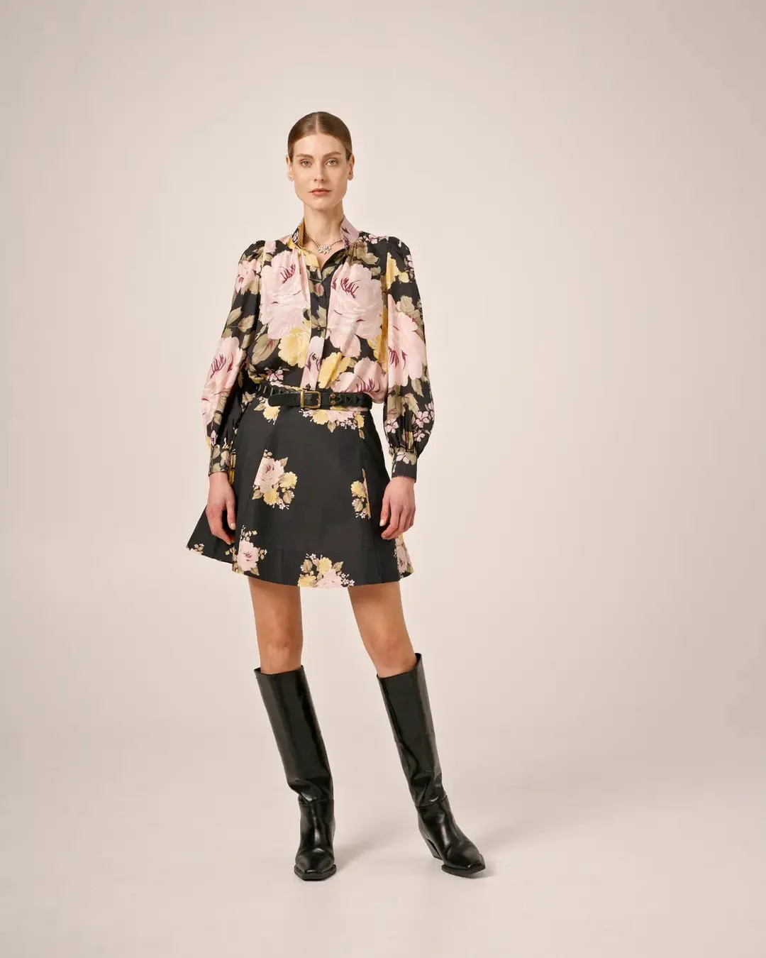 Viscose Blouse Evening Bouquet - Image 2