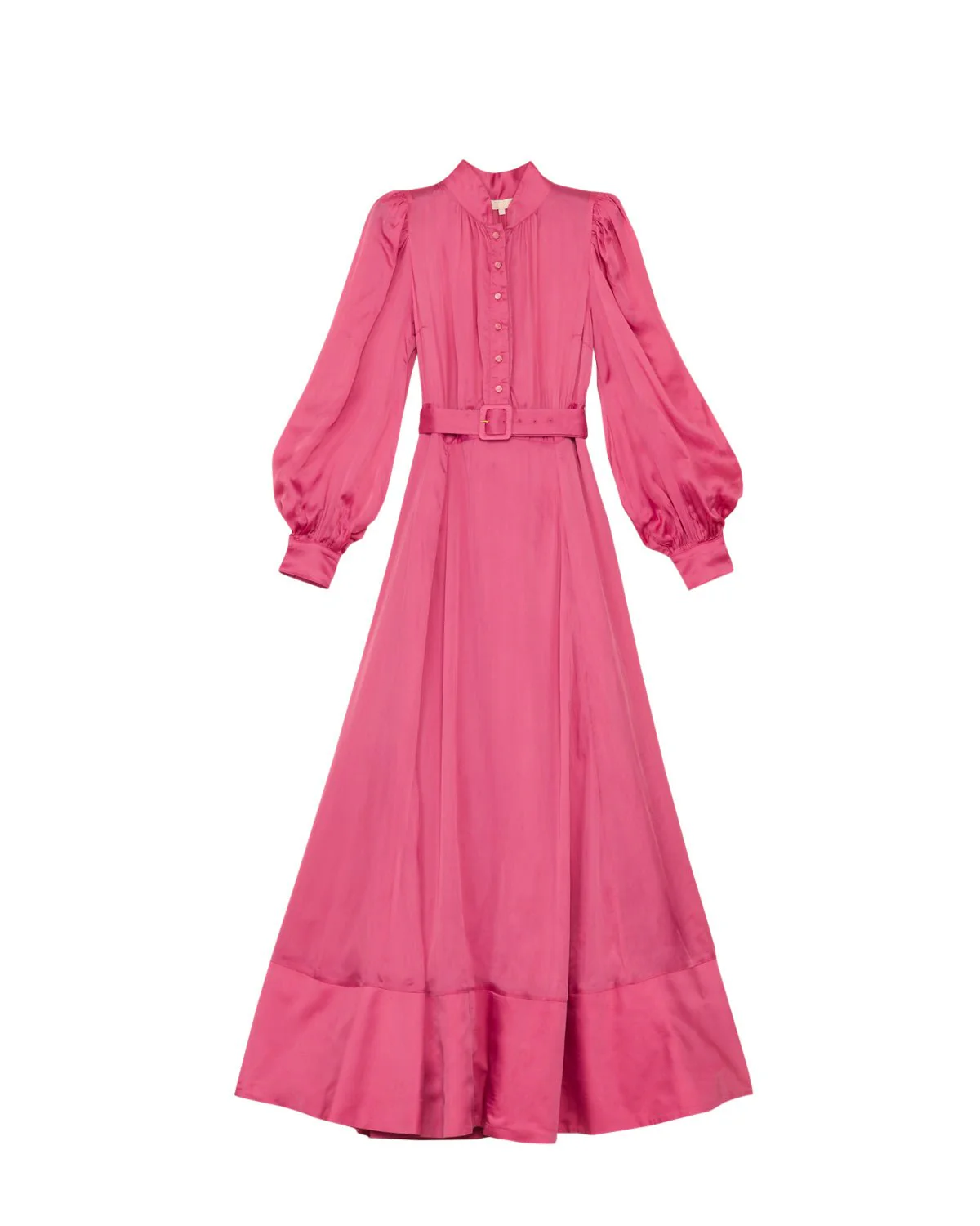 Organza Maxi Dress Raspberry - Image 2