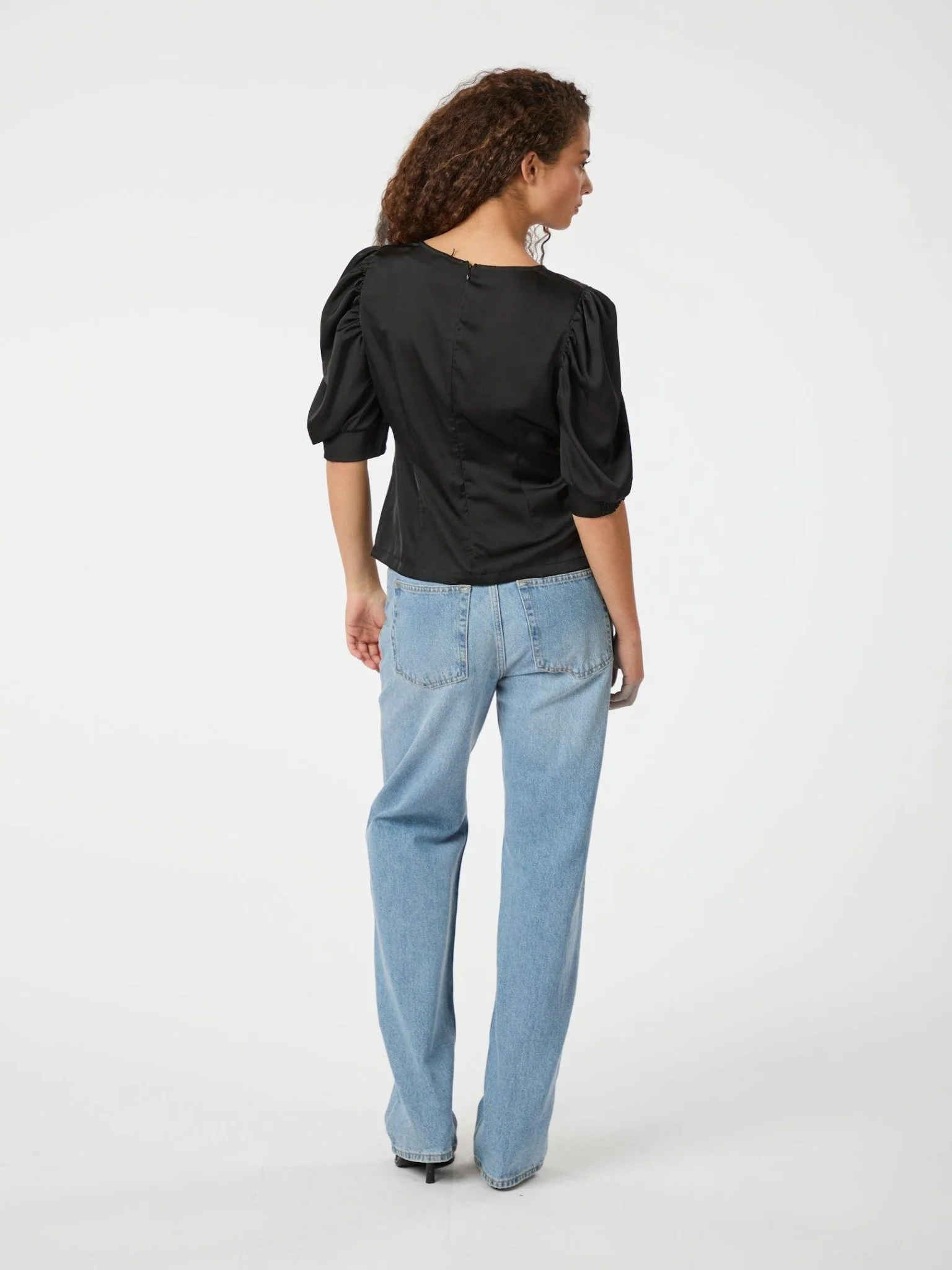 Ambrosi Lace Blouse Black - Image 9
