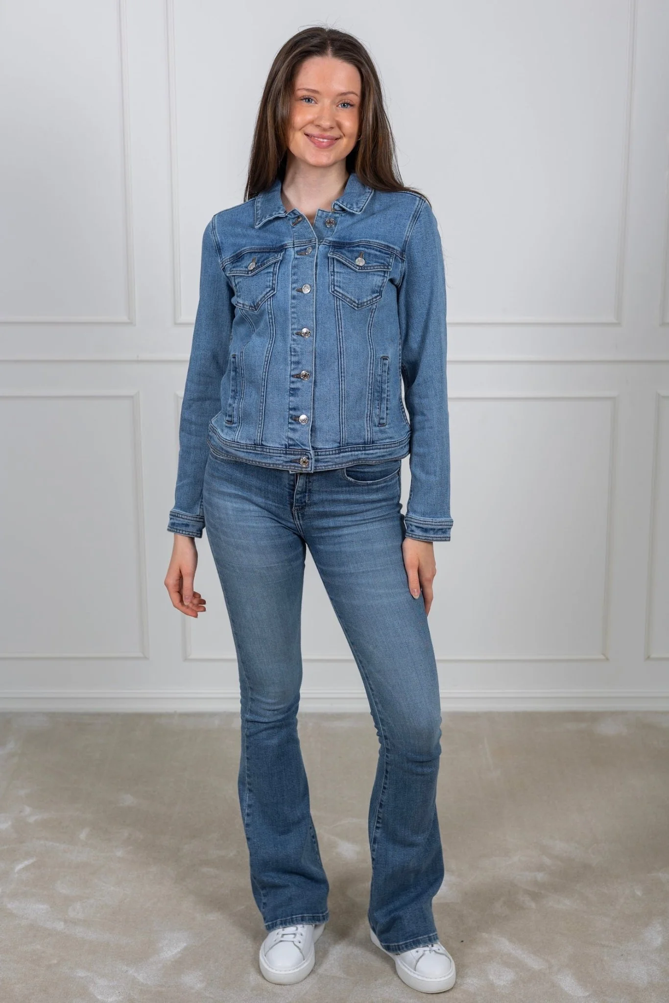 Henny Jacket Lht Blue Denim - Image 3