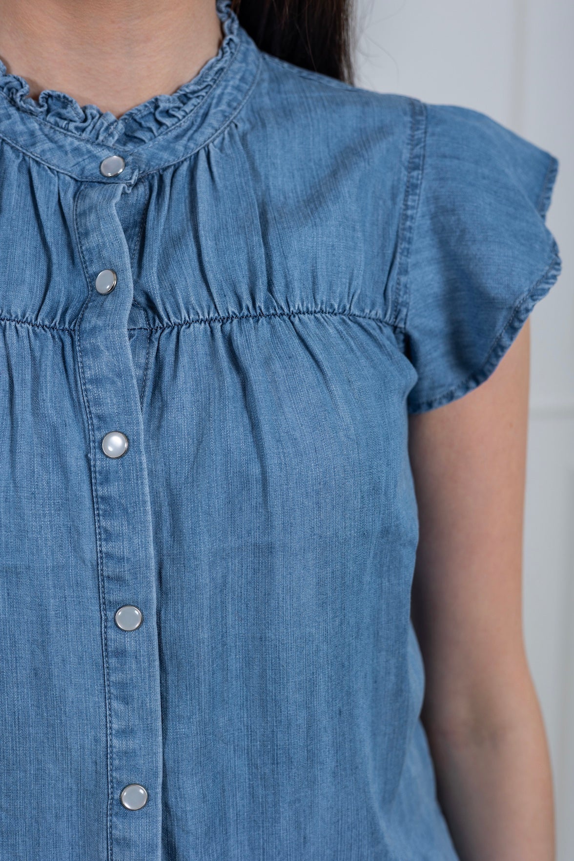 Mabel Blouse Navy - Image 6
