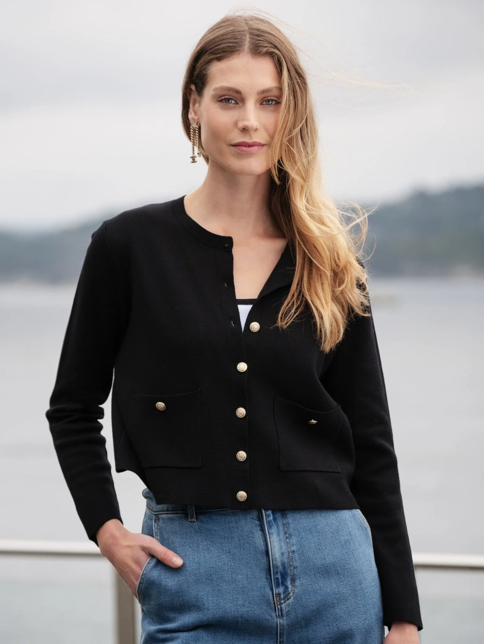 Mirabel Cardigan Black