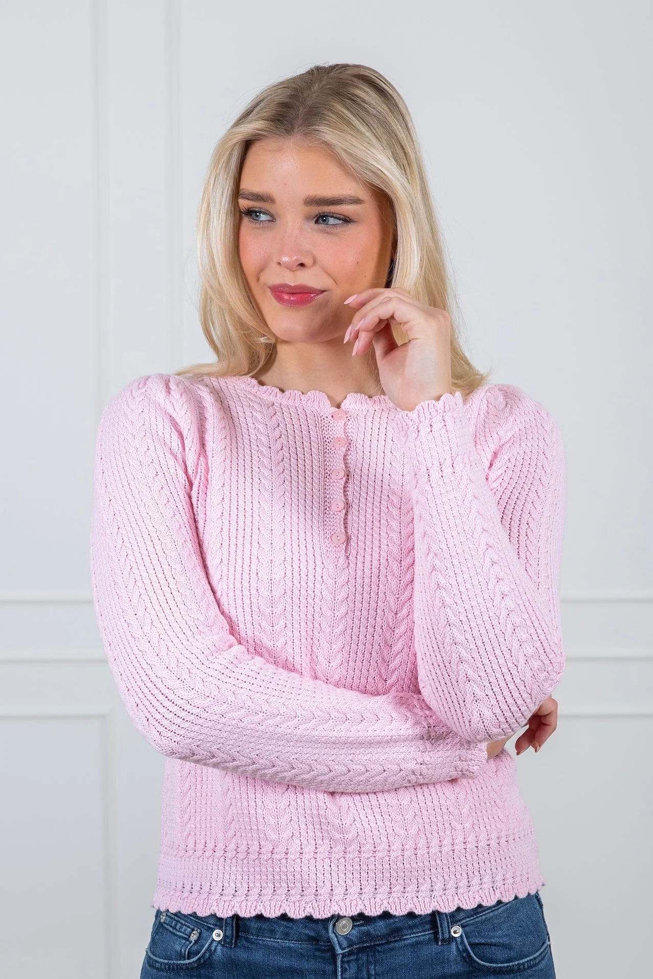 Bridget Pullover Soft Pink - Image 4