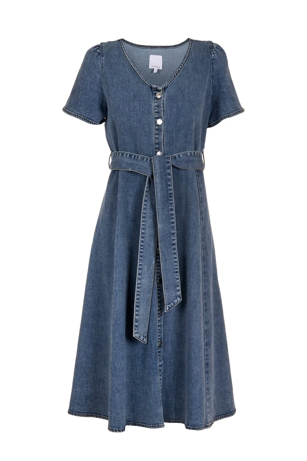 Firenze Dress Lht Blue Denim - Image 2