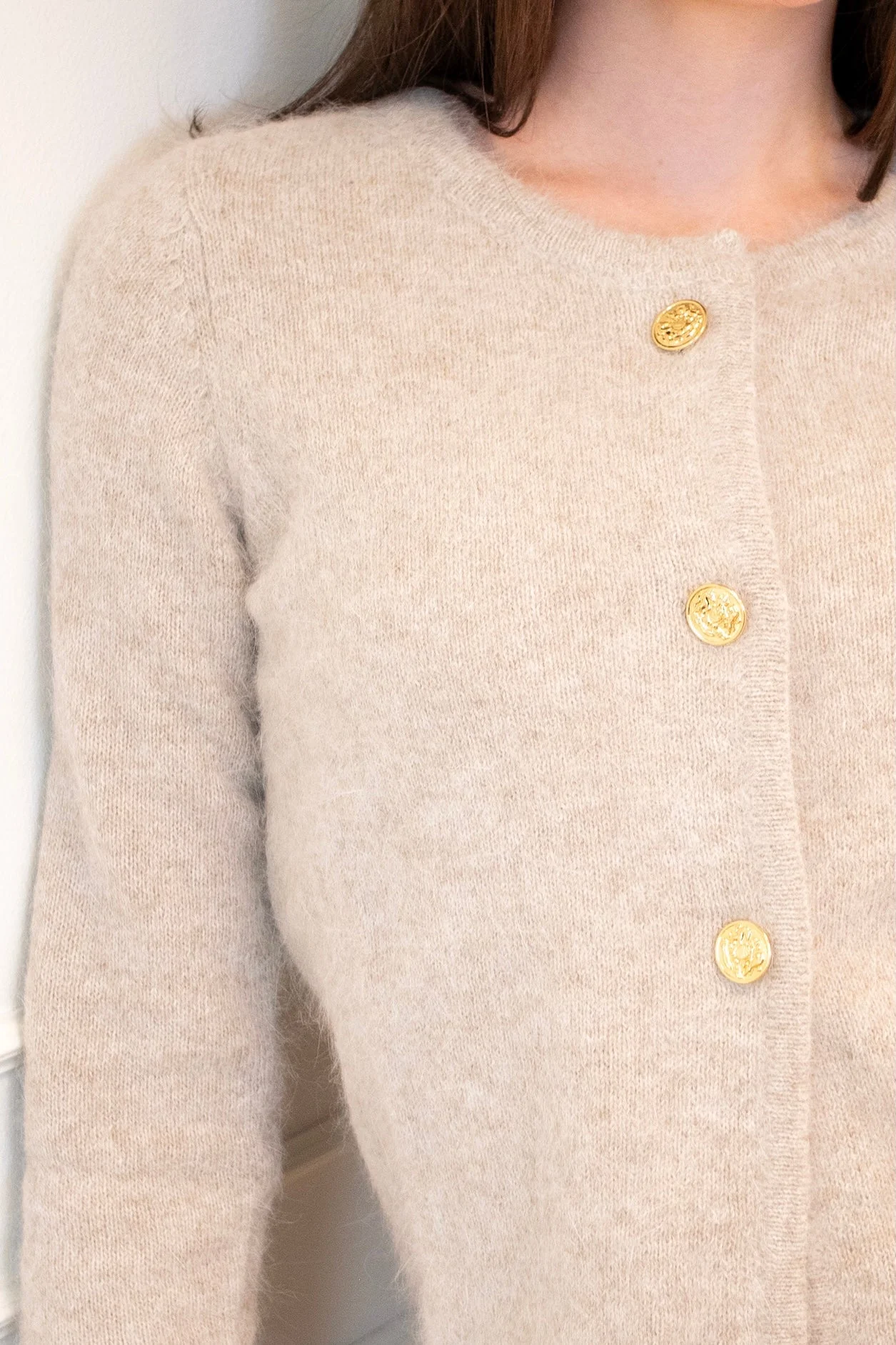 Estelle Cardigan Sand - Image 3