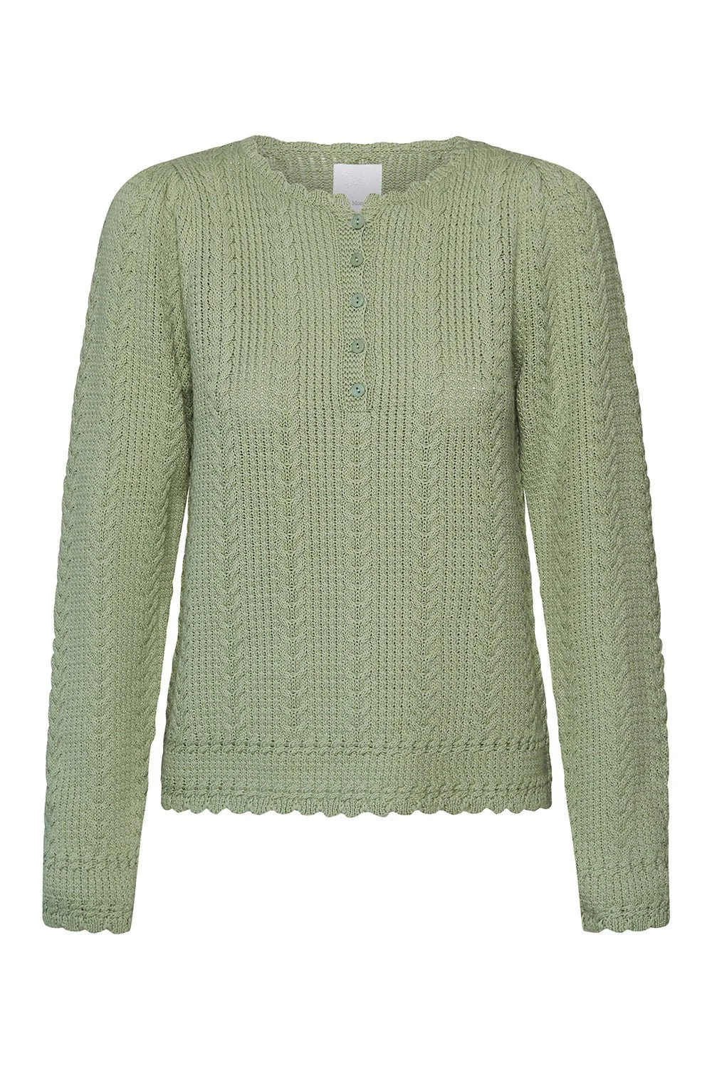 Bridget Pullover Pale Green - Image 2