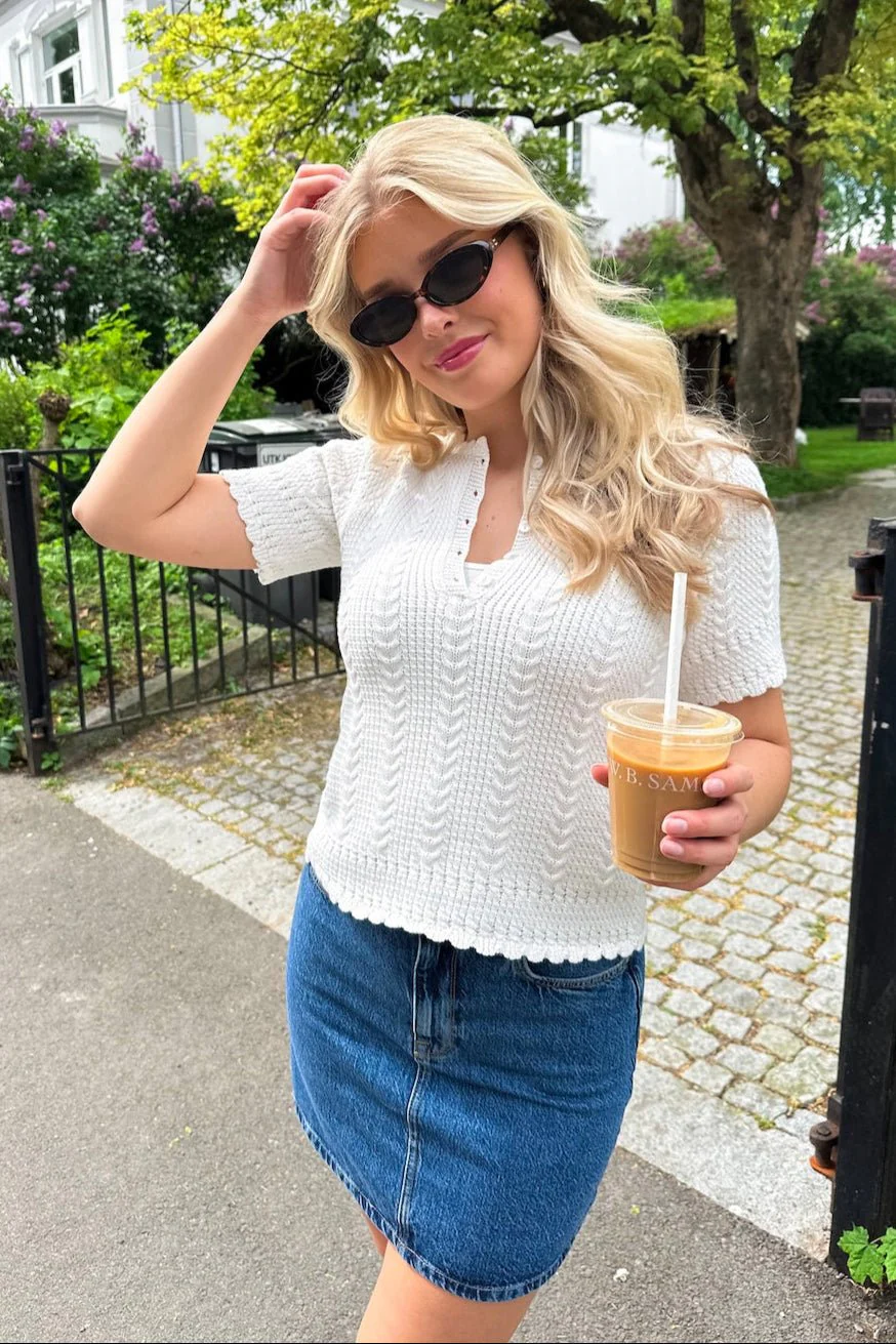 Esmeralda Pullover White