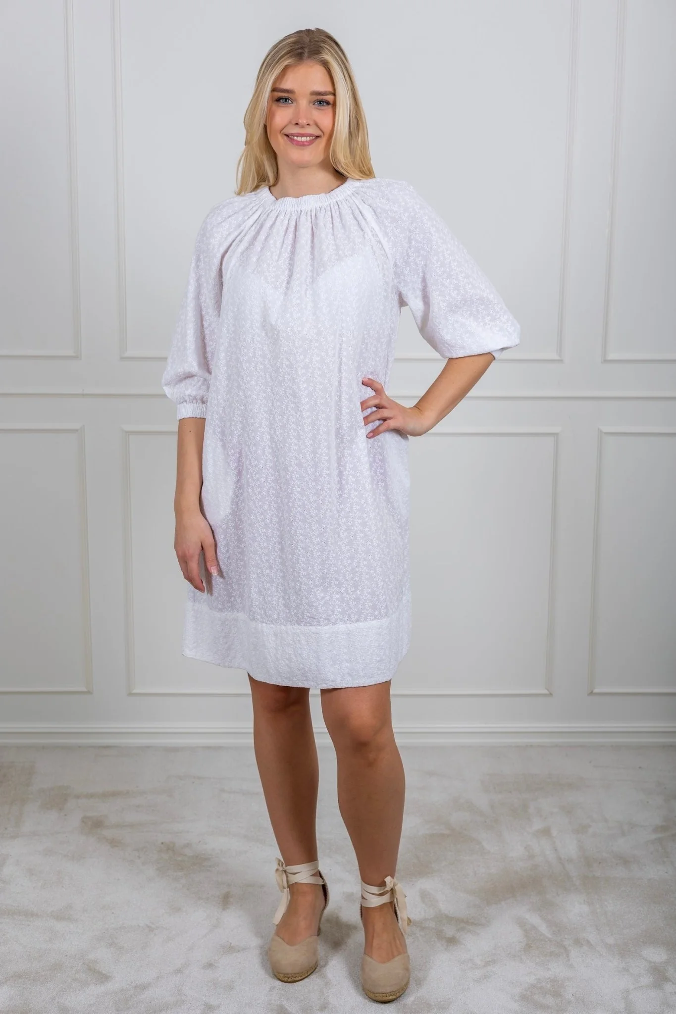 Lace Dress White - Image 3