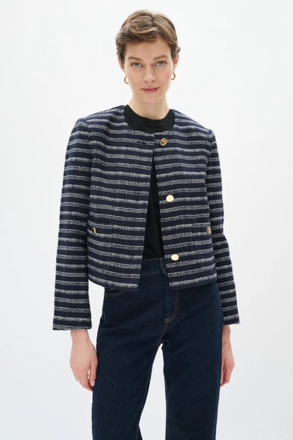 Yaxhaiw Jacket Marine Blue / Whisper White - Image 2