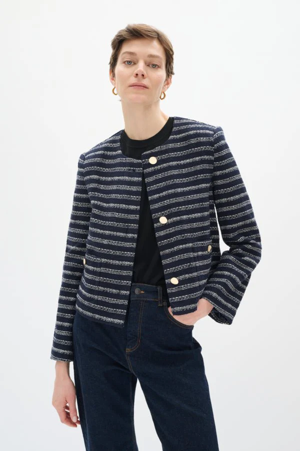 Yaxhaiw Jacket Marine Blue / Whisper White - Image 6