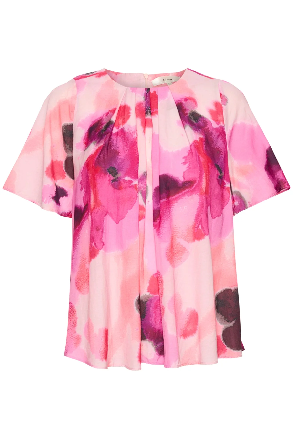Freyahiw Top Pink Watercolor Drops
