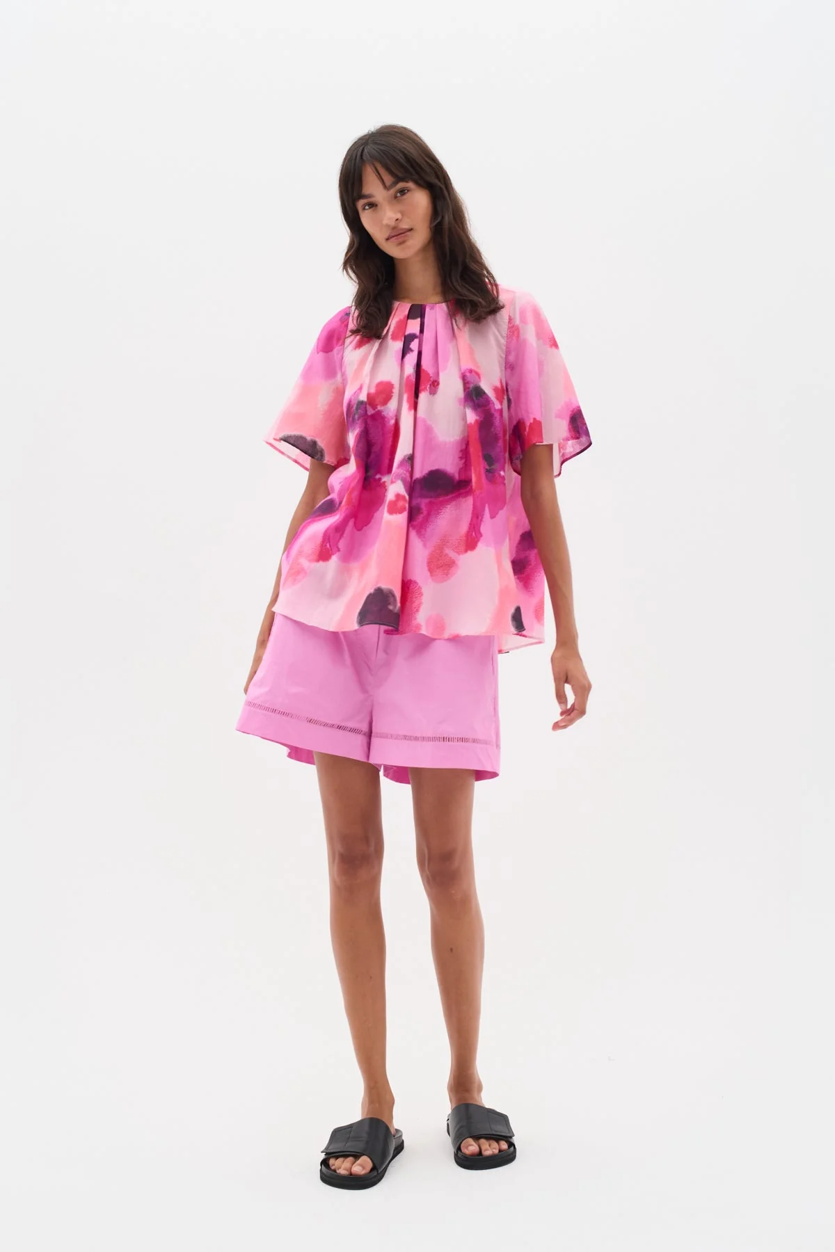 Freyahiw Top Pink Watercolor Drops - Image 3