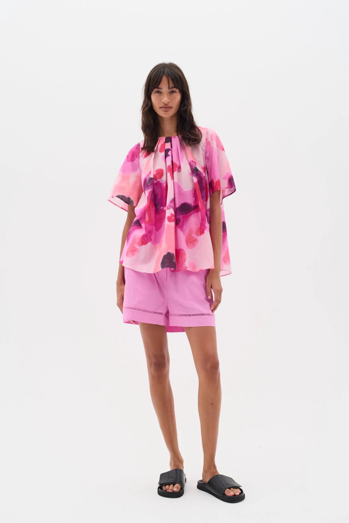 Freyahiw Top Pink Watercolor Drops - Image 6