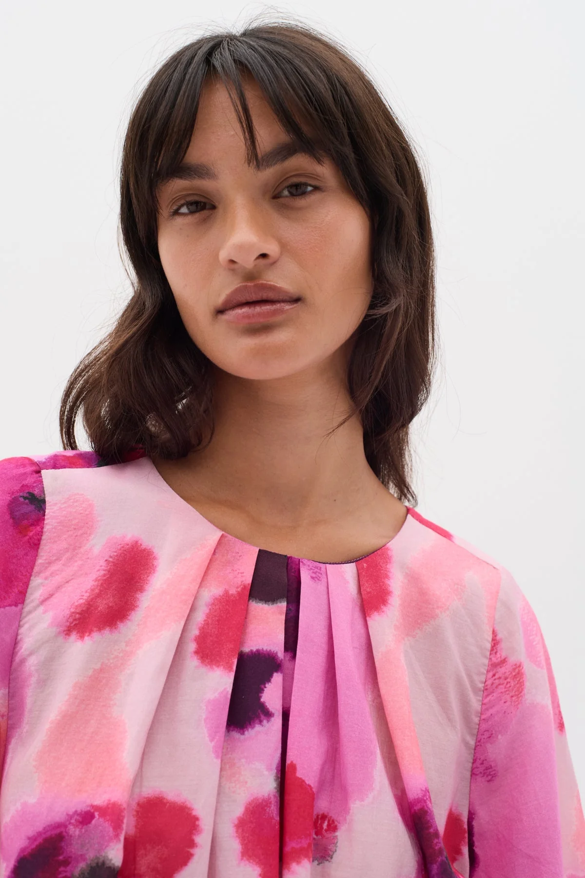 Freyahiw Top Pink Watercolor Drops - Image 7