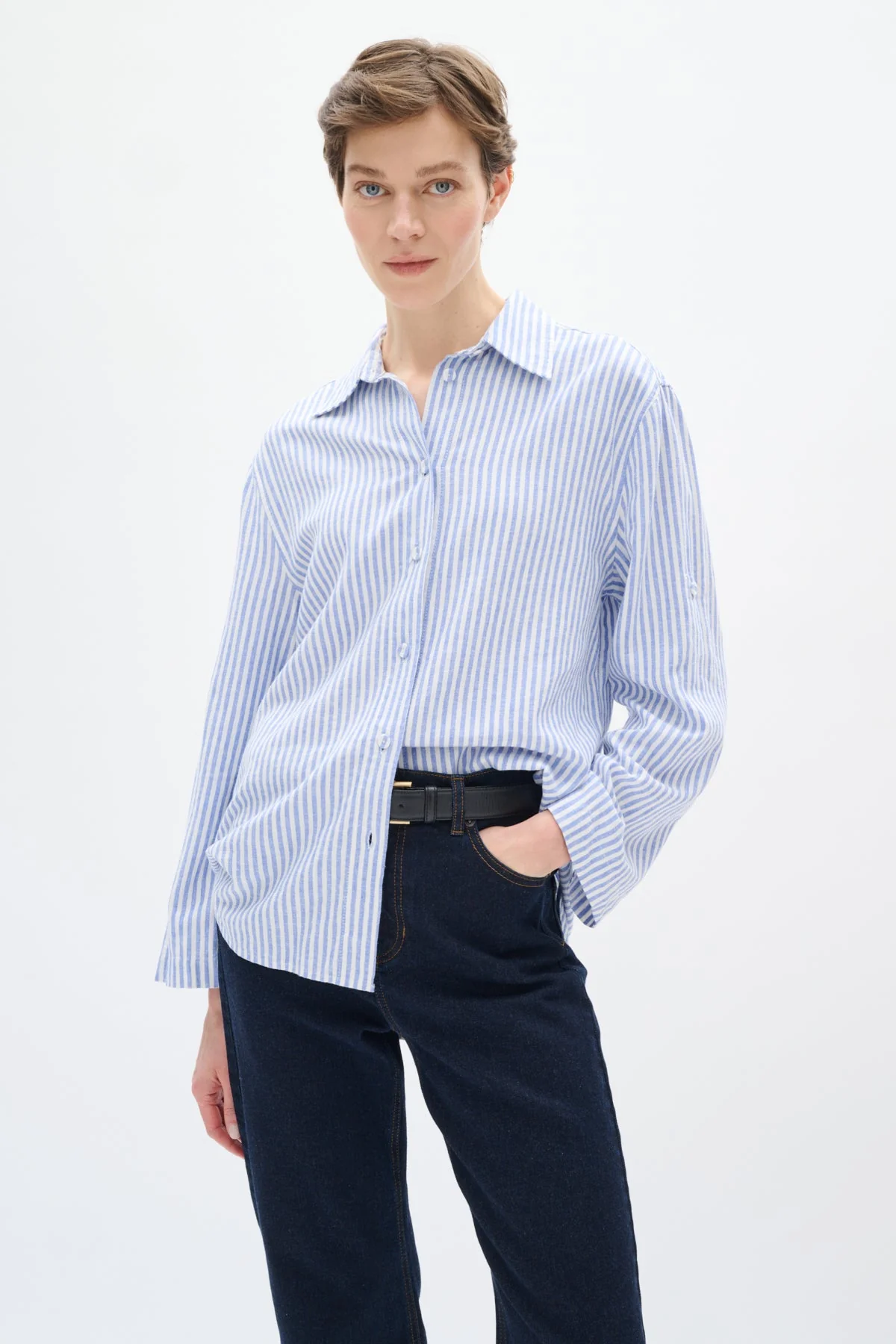 Rimoneiw Shirt Blue / White - Image 2