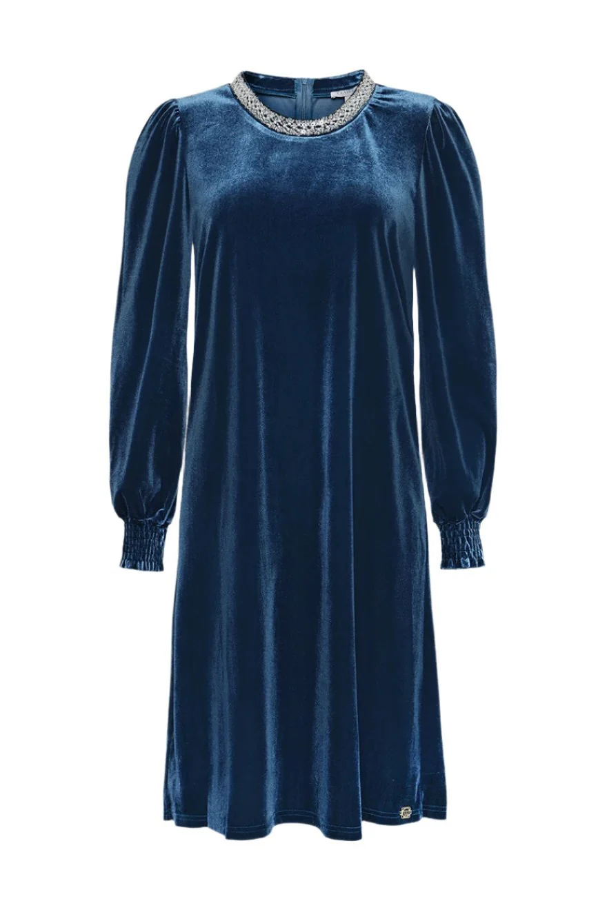 Dahla Dress Blue Coral