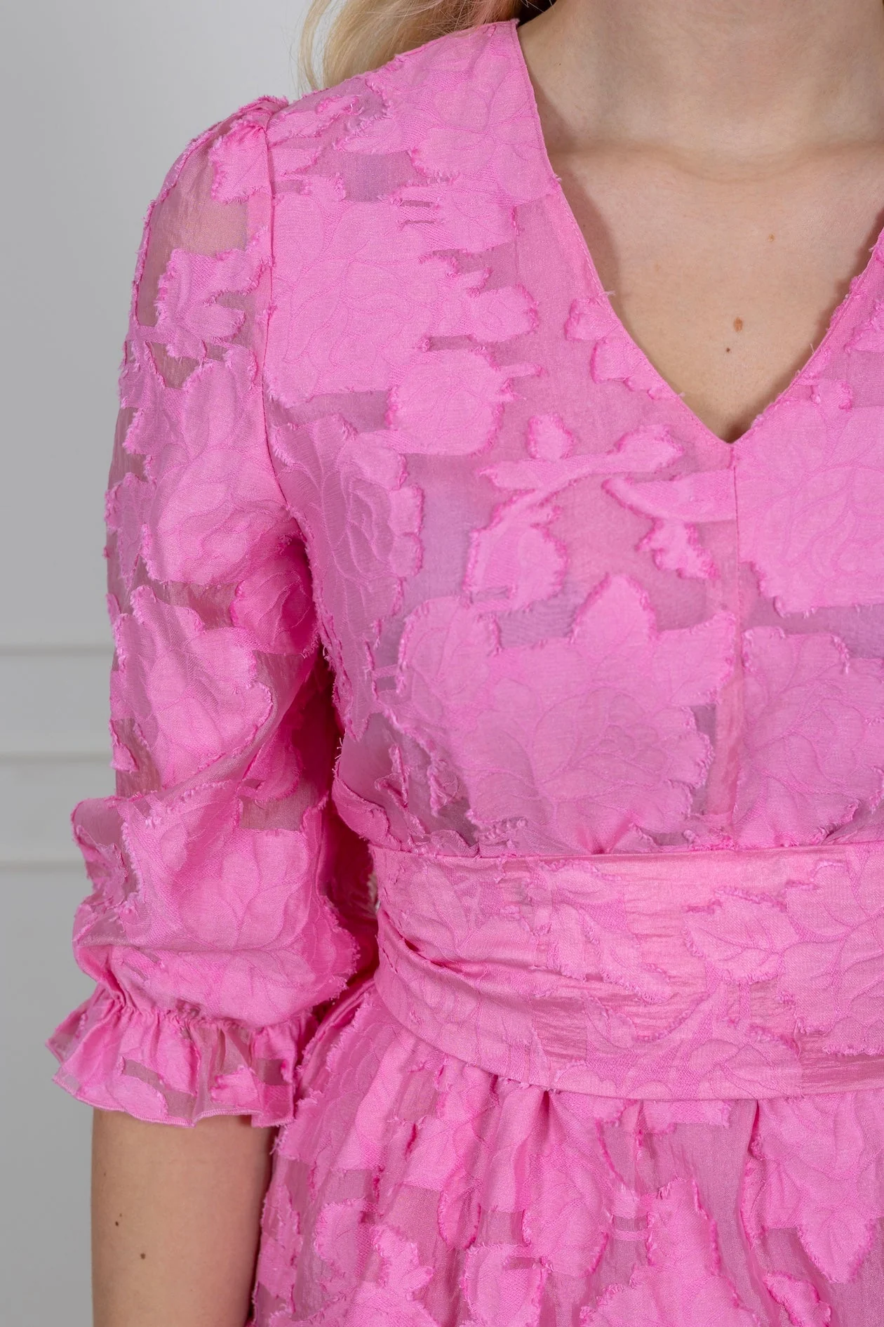 Sadie 3/4 Midi Dress B Rosebloom - Image 10