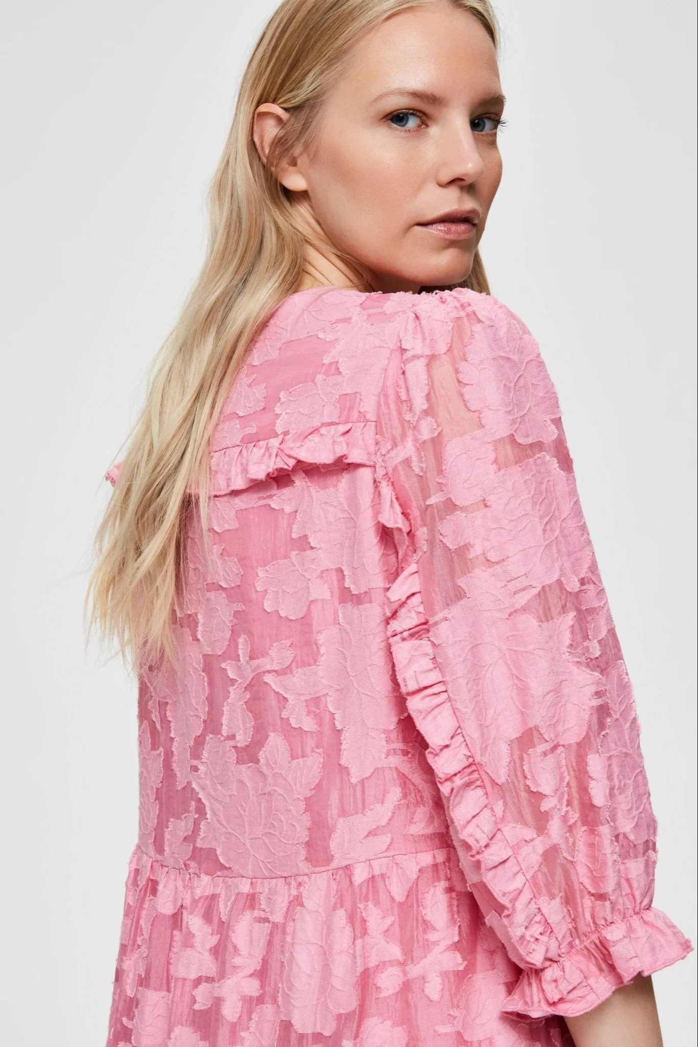 Sadie 3/4 Midi Dress B Rosebloom - Image 12