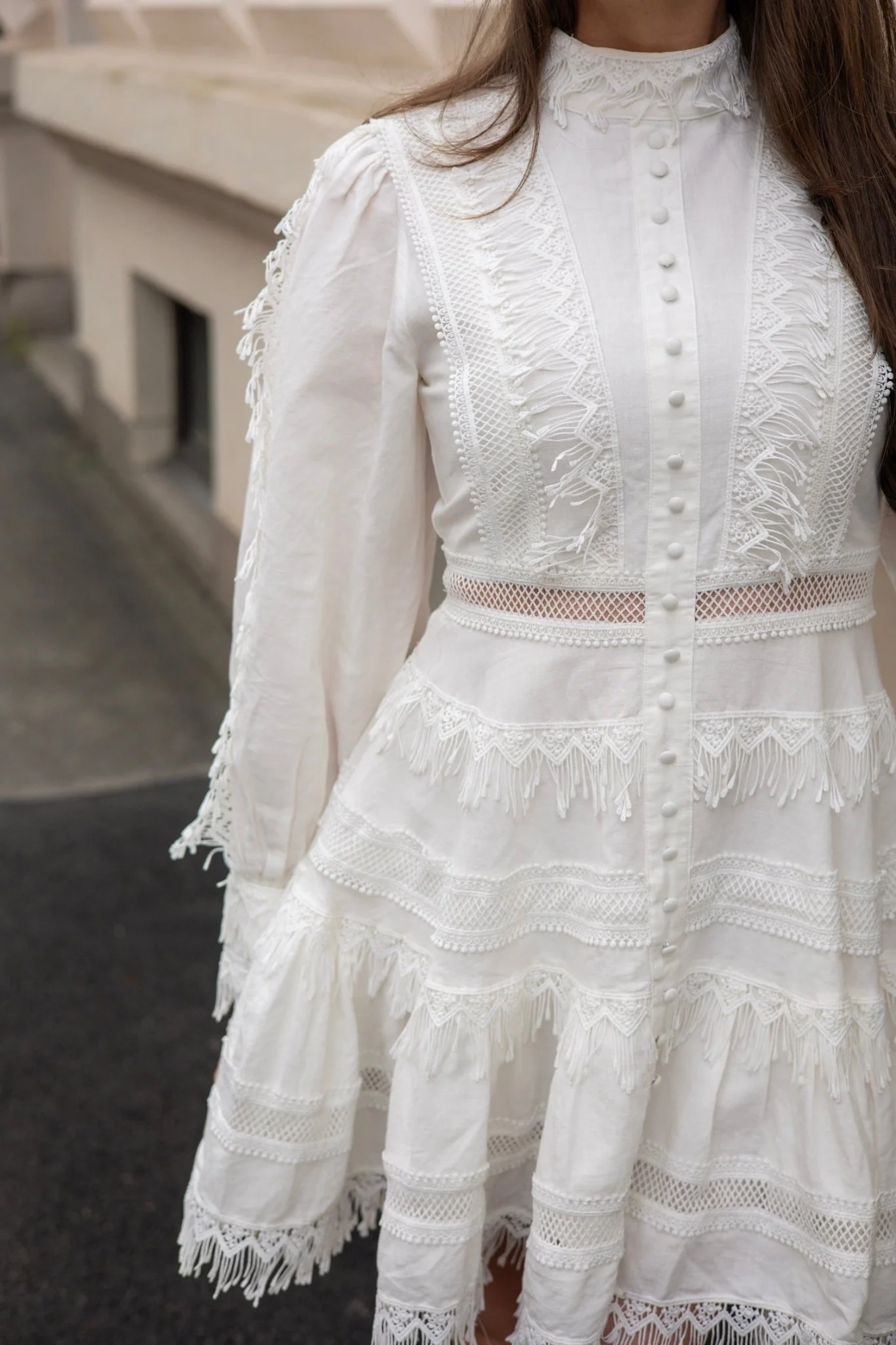 Silja Ls Short Dress Snow White - Image 5