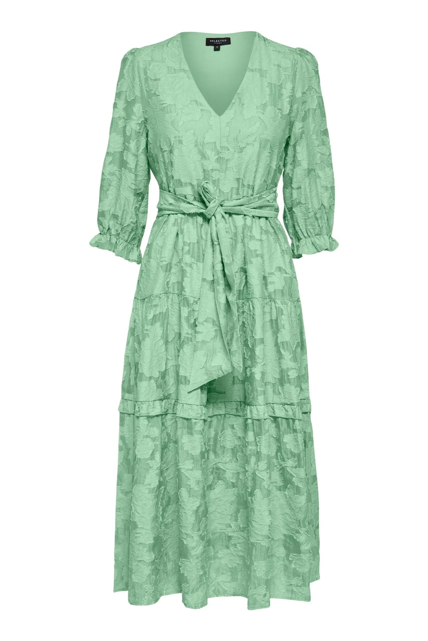 Sadie 3/4 Midi Dress B Absinthe Green - Image 2