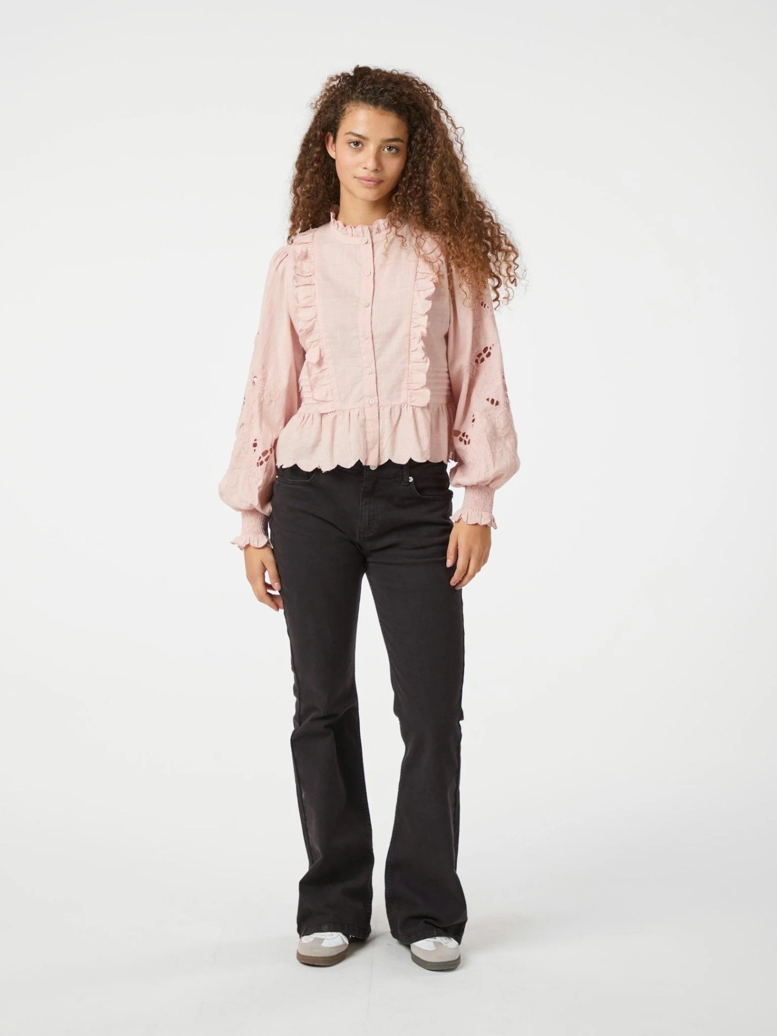 Petrine Embroidery Blouse Rose - Image 2
