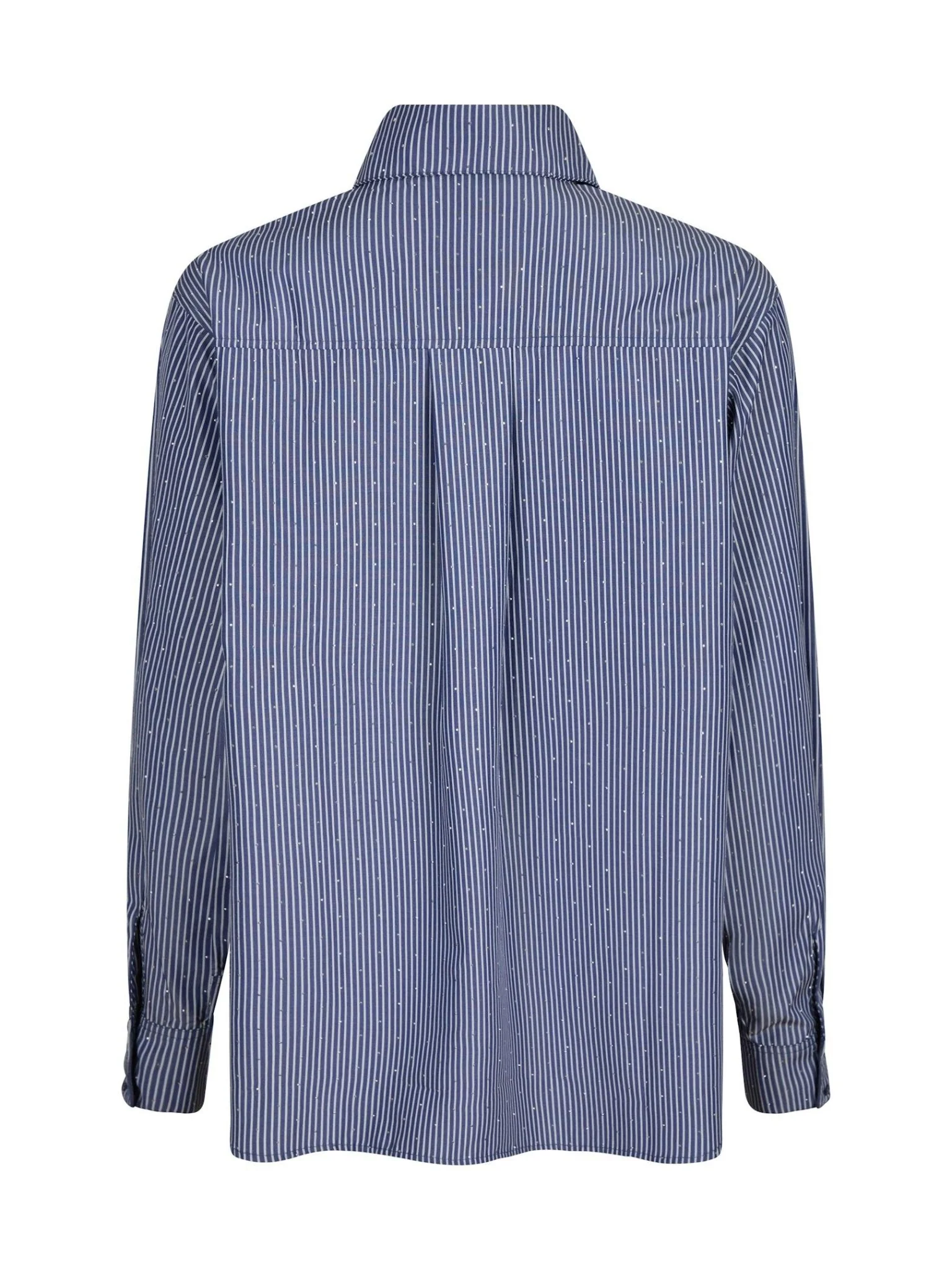 Dalma B Stripe Stone Shirt Dark Blue - Image 6