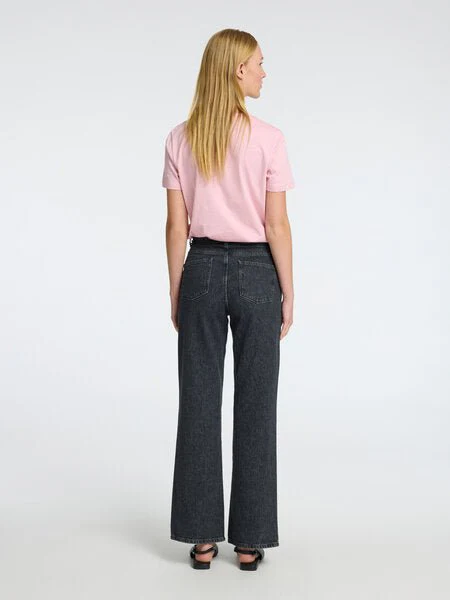 Myessential Ss O-Neck Tee Bleached Mauve - Image 6