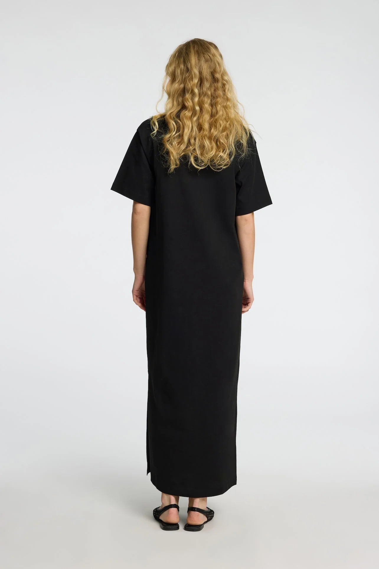 Essential Ss Pocket Ankle Dress Black - Image 10